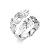 Feather Wrap Open Ring