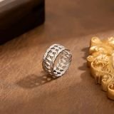 Lattice Link Open Ring