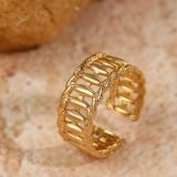 Lattice Link Open Ring