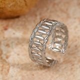 Lattice Link Open Ring