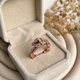 Aria Cross Pavé Ring