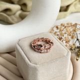 Aria Cross Pavé Ring