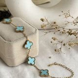 Aurelia Clover Charm Chain Bracelet