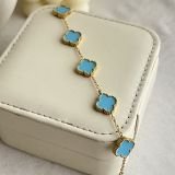 Aurelia Clover Charm Chain Bracelet