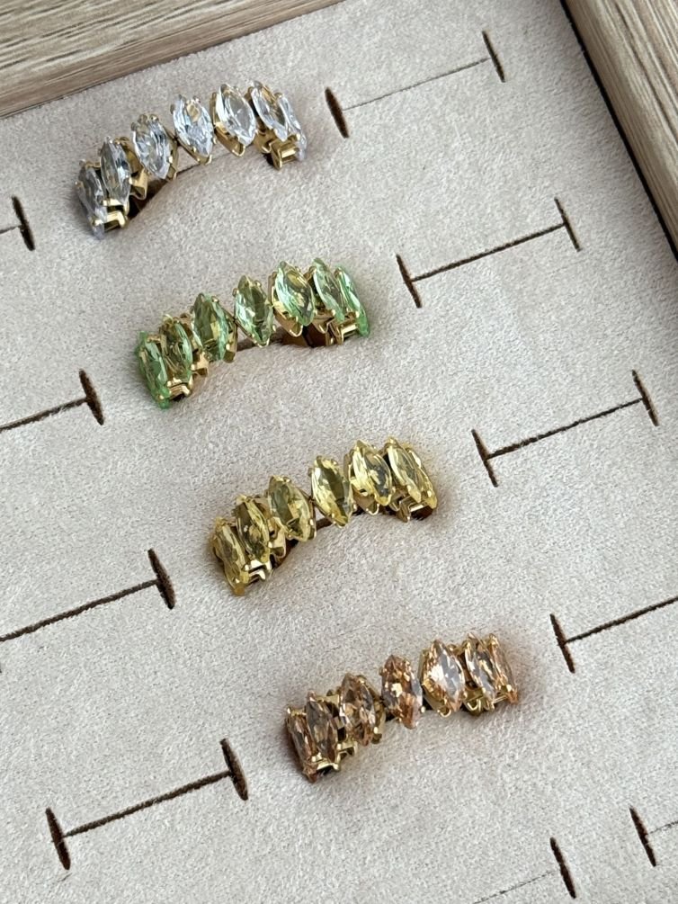 Gema Prism Adjustable Crystal Ring