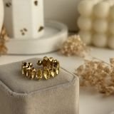 Gema Prism Adjustable Crystal Ring