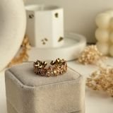 Gema Prism Adjustable Crystal Ring