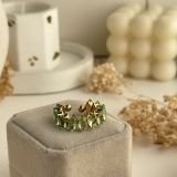 Gema Prism Adjustable Crystal Ring