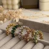 Gema Prism Adjustable Crystal Ring