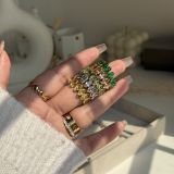 Gema Prism Adjustable Crystal Ring