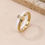 Trinity Barline Crystal Ring