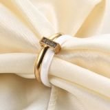 Trinity Barline Crystal Ring