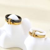 Trinity Barline Crystal Ring