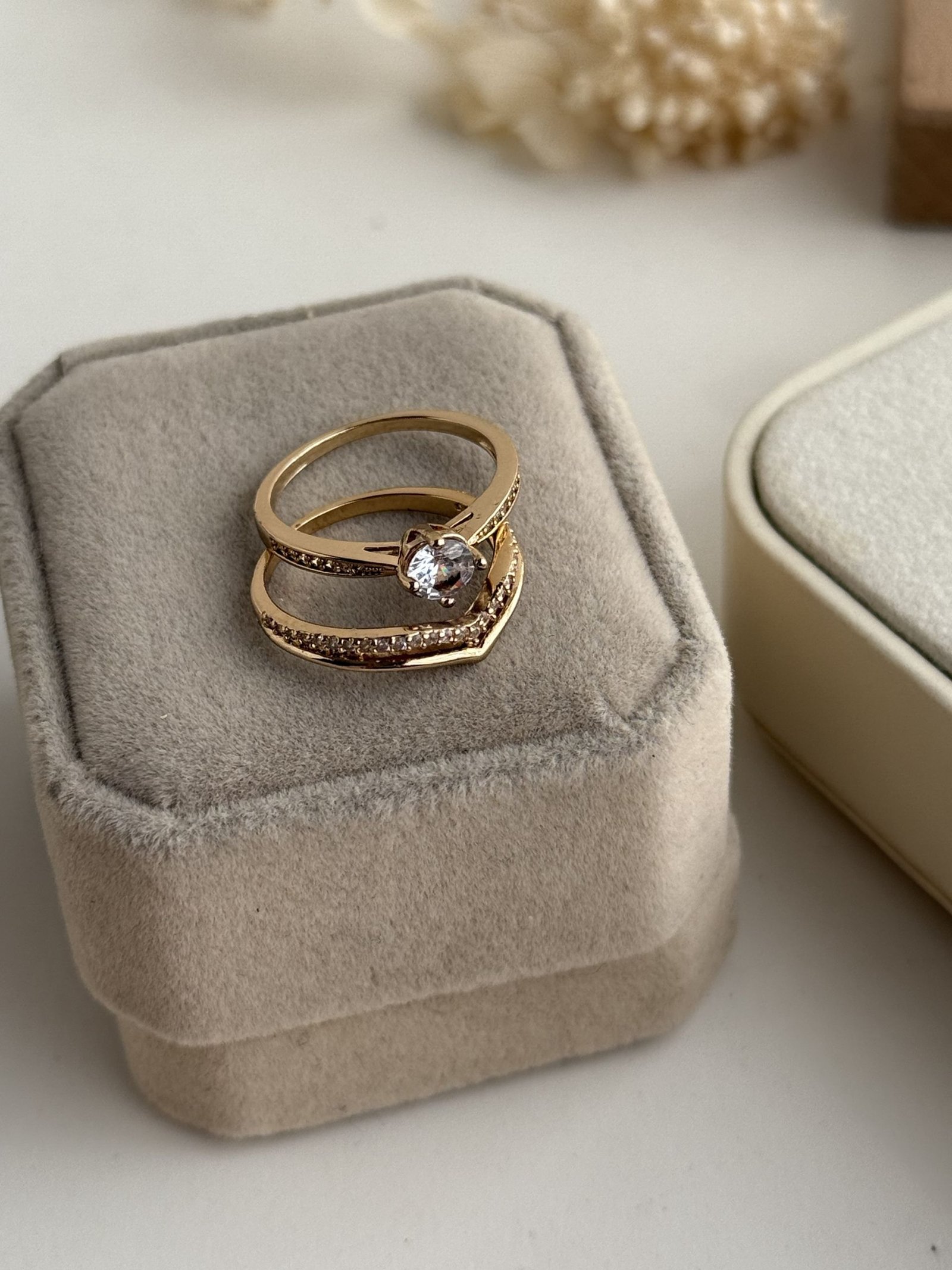Duo Lumière Ring Set