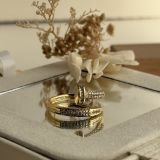 Clou Pavé Bypass Ring