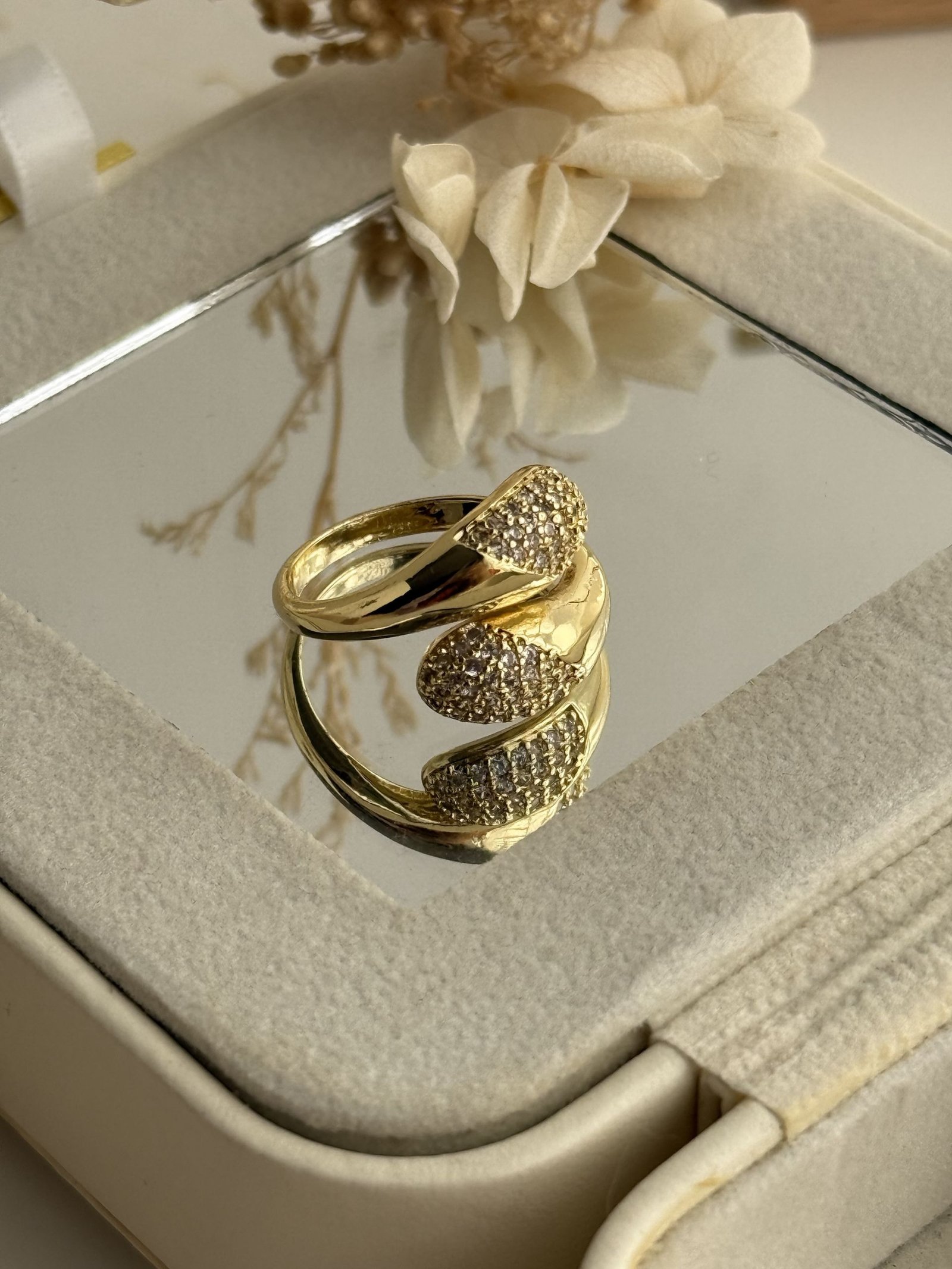 Luxe Orbit Pavé Ring