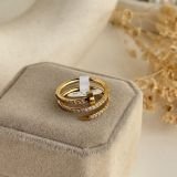 Spirale Éclat Wrap Ring