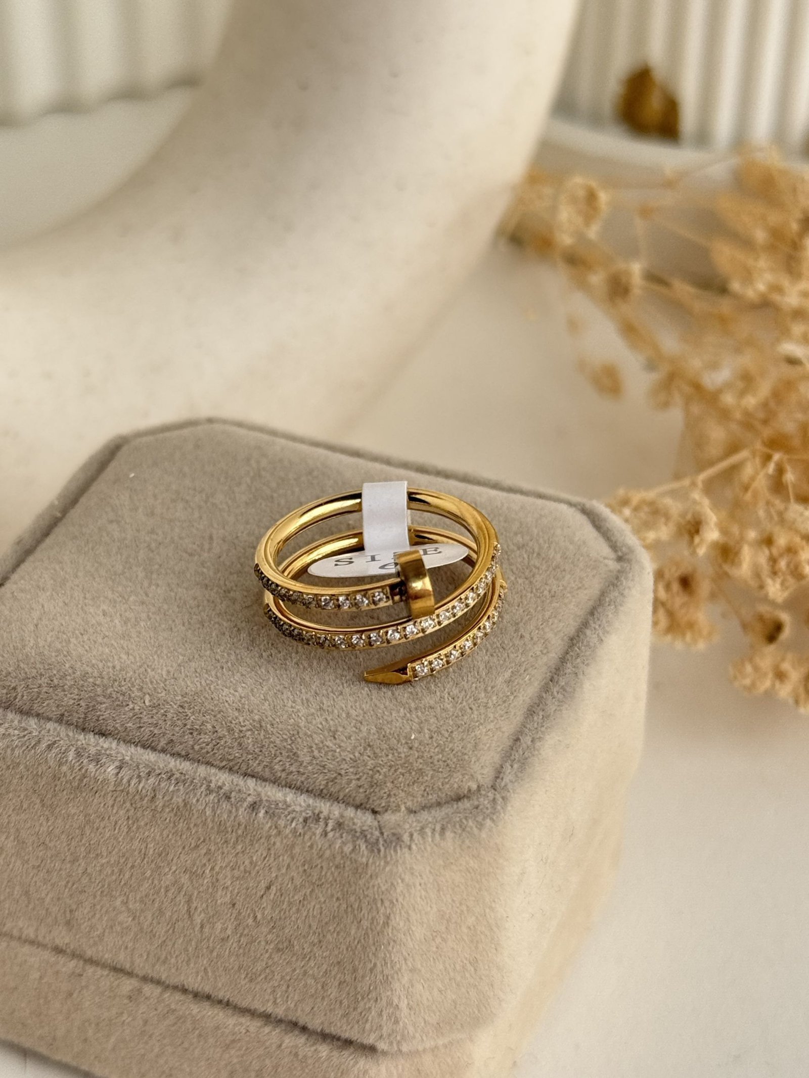 Spirale Γclat Wrap Ring