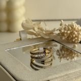 Spirale Éclat Wrap Ring