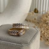 Aurelia Baguette Stack Ring Set