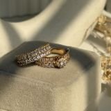 Aurelia Baguette Stack Ring Set