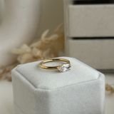 Marquise Aura Solitaire Ring