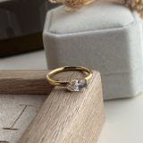Marquise Aura Solitaire Ring