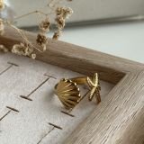 Ocean Charm Open Ring