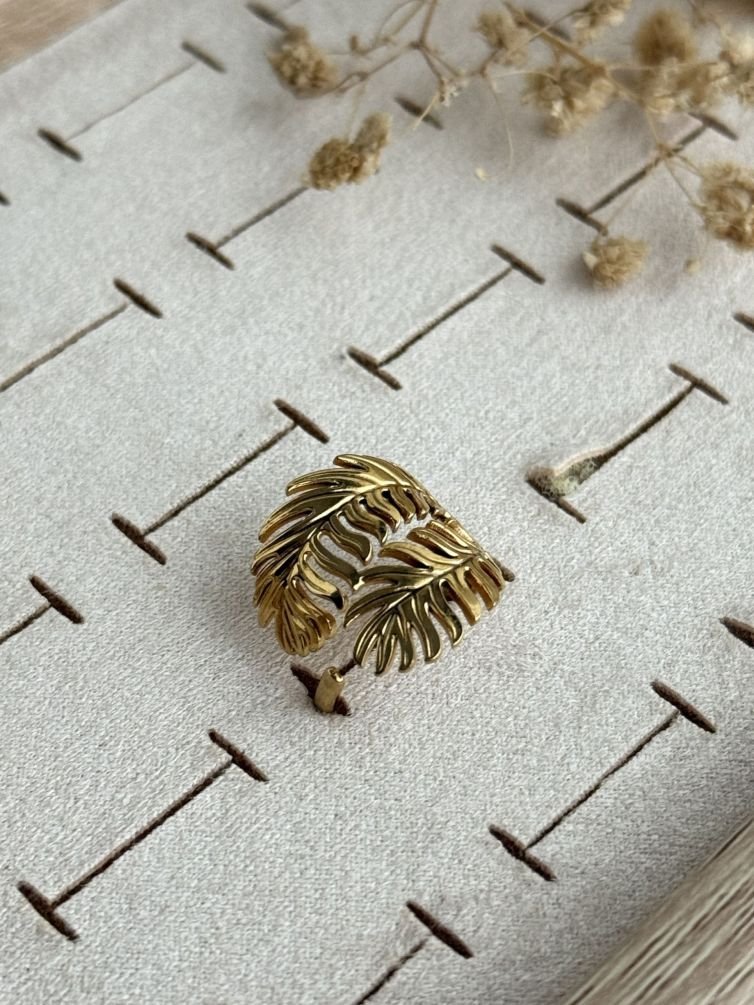 Fern Aura Open Ring