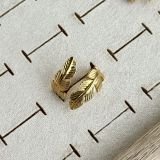 Feather Wrap Open Ring