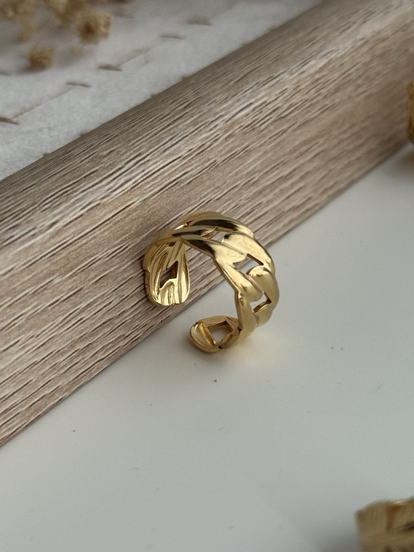 Link Chain Open Ring