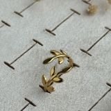 Olive Vine Open Ring