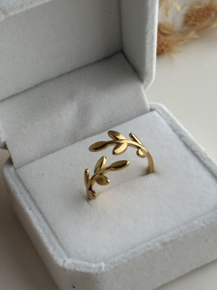 Olive Vine Open Ring