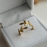 Olive Vine Open Ring