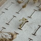 Aurielle Vine Crystal Ring