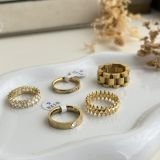 Aurex Stud Band Ring