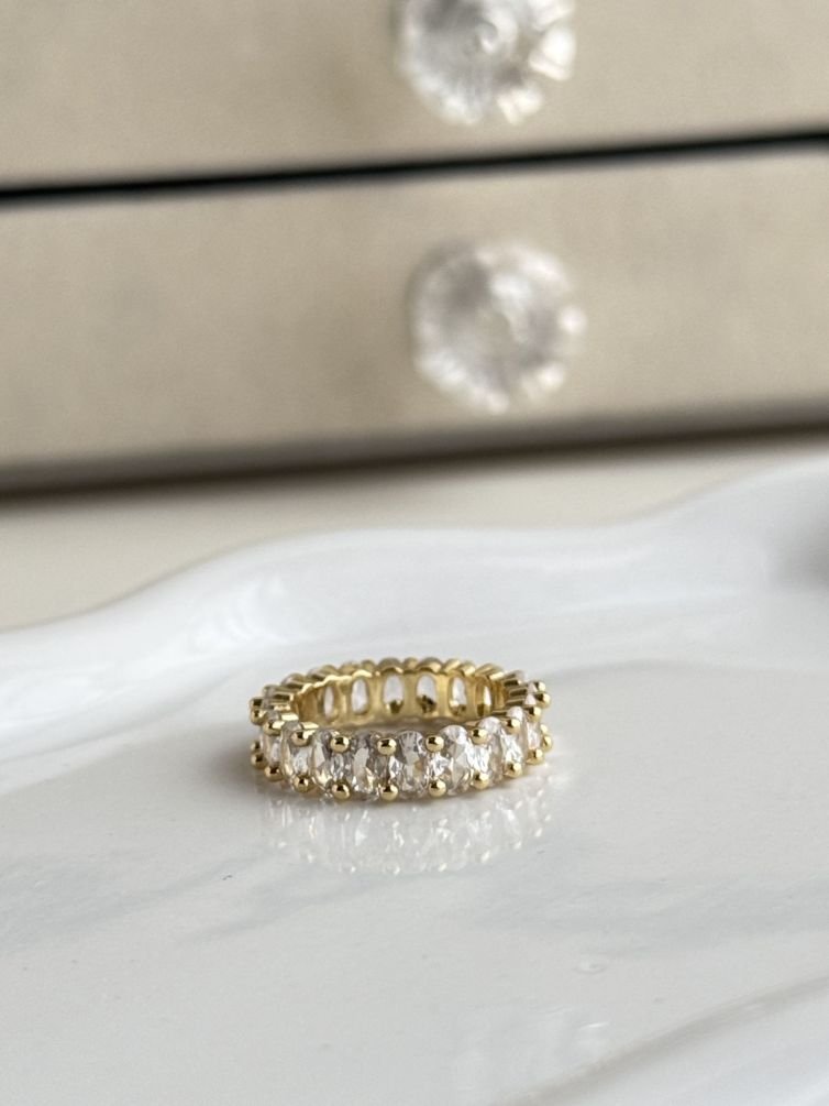 Cassienne Oval Eternity Ring