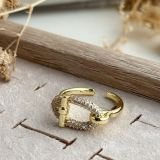 Celestia Oval Pavé Ring