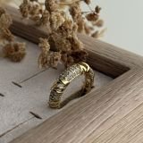 Aurelle Knot Pavé Ring
