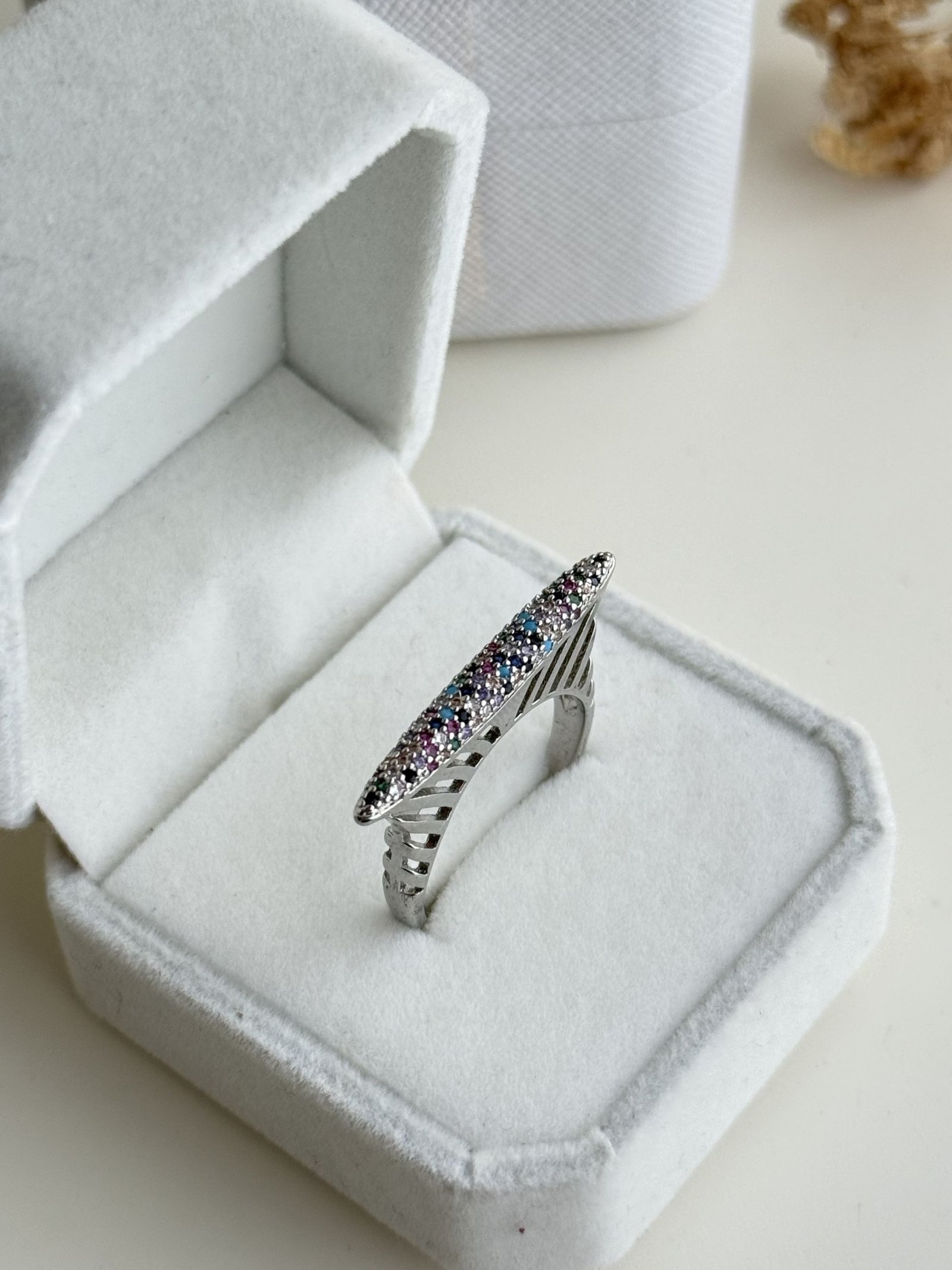 Aurielle Prism Curve Ring