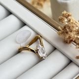 Marqelle CZ Solitaire Ring