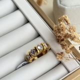 Aurelia Five-Stone Band Ring