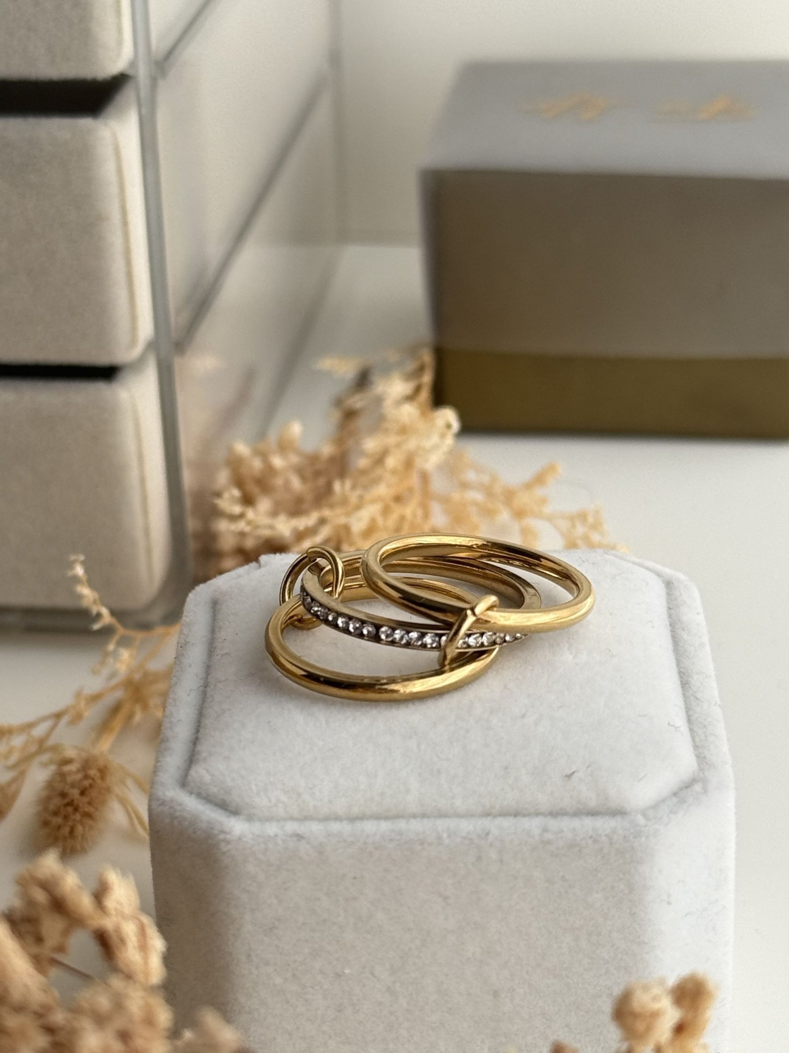 Lunara CZ Stack Ring Set