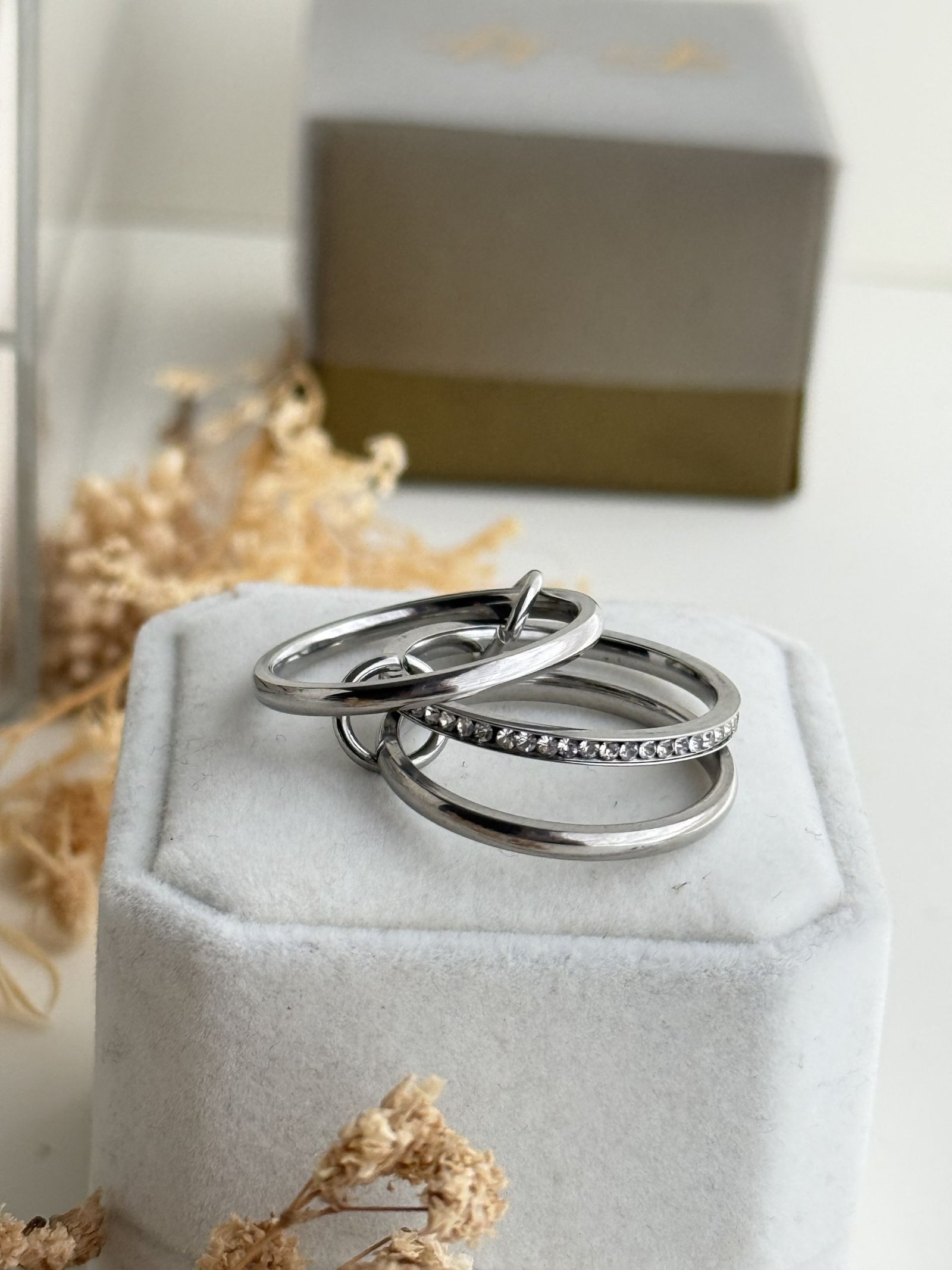 Lunara CZ Stack Ring Set