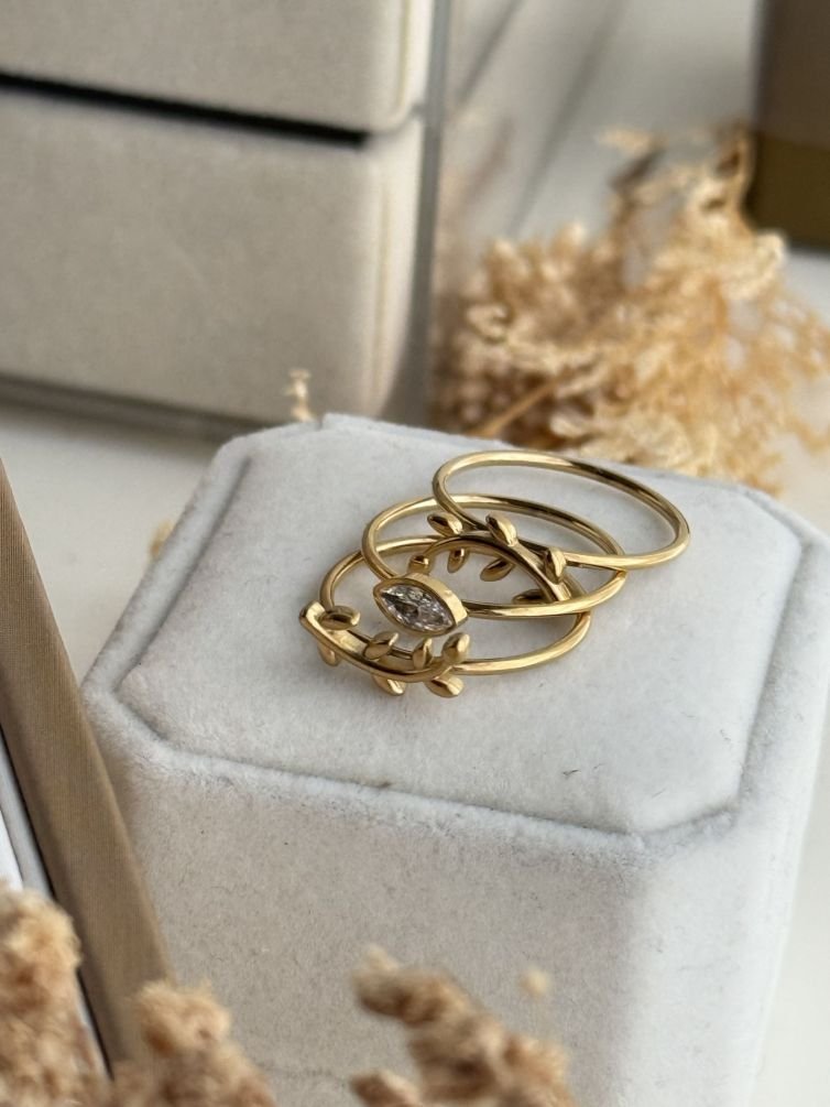 Aurielle Zircon Layer Ring