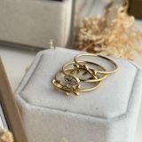 Aurielle Zircon Layer Ring