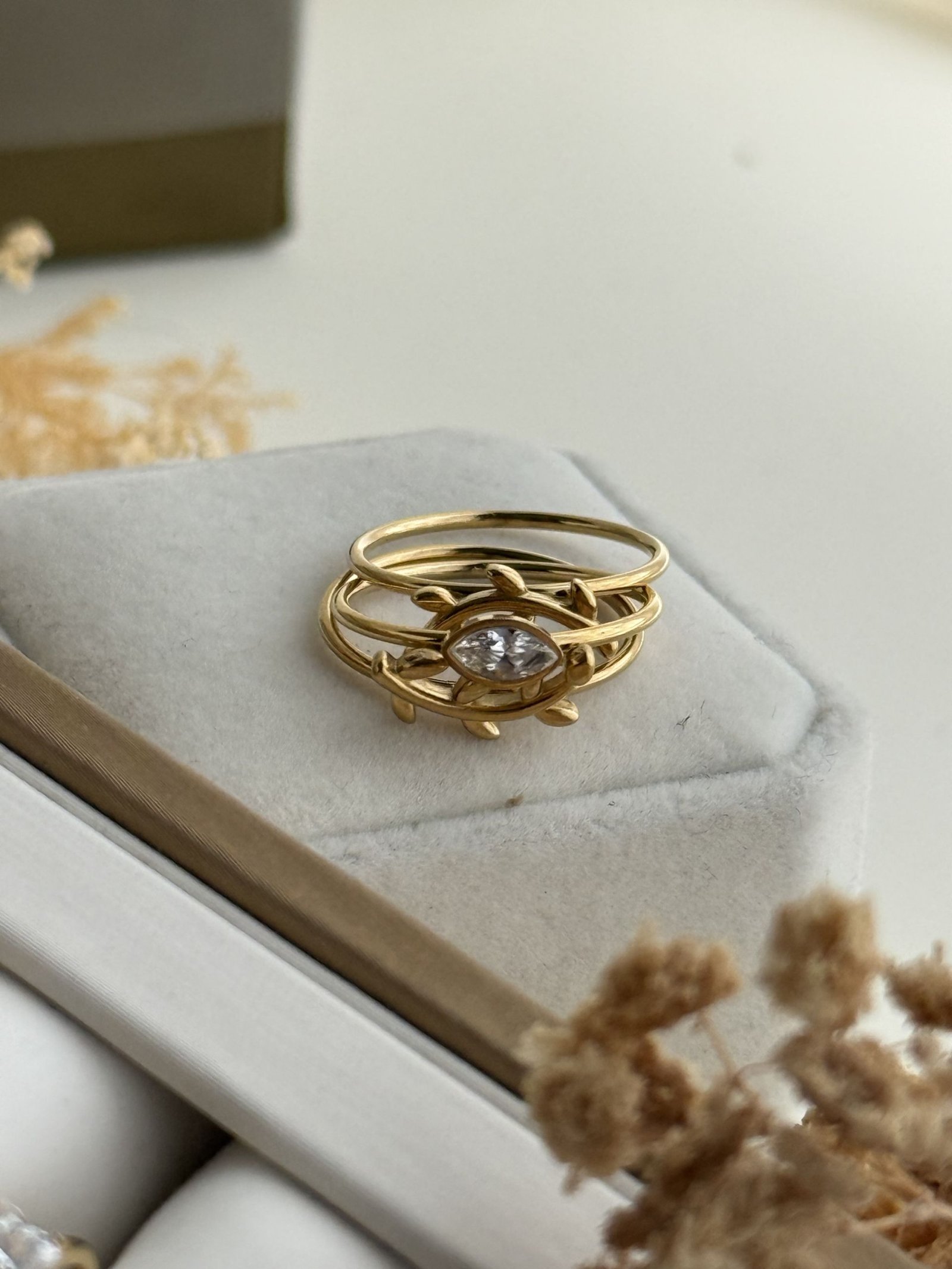 Aurielle Zircon Layer Ring