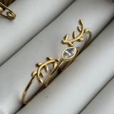 Aurielle Zircon Layer Ring