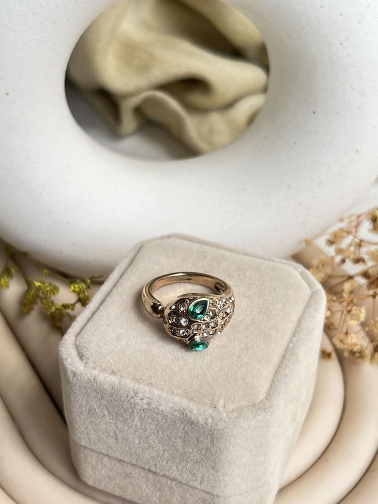 Serpente Émeraude Wrap Ring