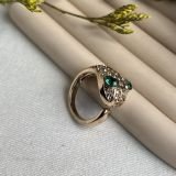 Serpente Émeraude Wrap Ring